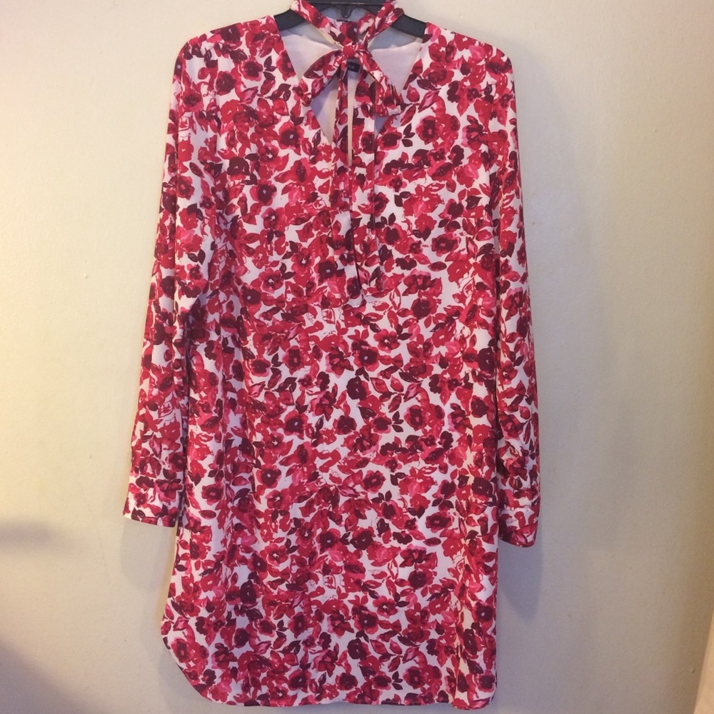 Who What Wear Floral Shift Dress Size Small